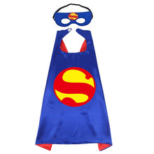 Load image into Gallery viewer, Manufacturers supply children's cartoon hero cloak custom wholesale new double Halloween spiderman cloak