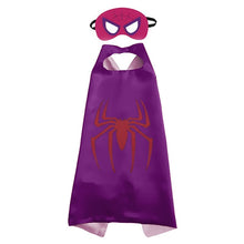 Load image into Gallery viewer, 2019 Superhero Capes with Masks for Kids Birthday Party Supplies Party Favor Halloween Costumes Dress Up Girls Boys Cosplay
