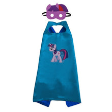 Load image into Gallery viewer, 2019 Superhero Capes with Masks for Kids Birthday Party Supplies Party Favor Halloween Costumes Dress Up Girls Boys Cosplay