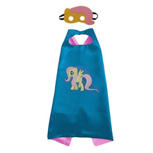 Load image into Gallery viewer, 2019 Superhero Capes with Masks for Kids Birthday Party Supplies Party Favor Halloween Costumes Dress Up Girls Boys Cosplay