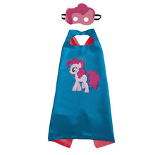 Load image into Gallery viewer, 2019 Superhero Capes with Masks for Kids Birthday Party Supplies Party Favor Halloween Costumes Dress Up Girls Boys Cosplay