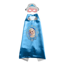 Load image into Gallery viewer, 2019 Superhero Capes with Masks for Kids Birthday Party Supplies Party Favor Halloween Costumes Dress Up Girls Boys Cosplay