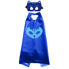 Load image into Gallery viewer, 2019 Superhero Capes with Masks for Kids Birthday Party Supplies Party Favor Halloween Costumes Dress Up Girls Boys Cosplay