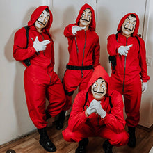 Load image into Gallery viewer, Salvador Dali Movie Costume Money Heist The House of Paper La Casa De Papel Cosplay Halloween Party Costumes with Face Mask