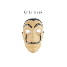 Load image into Gallery viewer, Salvador Dali Movie Costume Money Heist The House of Paper La Casa De Papel Cosplay Halloween Party Costumes with Face Mask