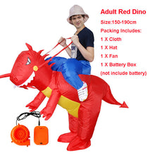 Load image into Gallery viewer, Adult Inflatable Costume Dinosaur Costumes T REX Blow Up Fancy Dress Mascot Cosplay Costume For Men Women Kids Dino Cartoon