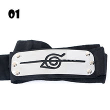 Load image into Gallery viewer, Anime Naruto Cosplay Headband Uzumaki Naruto Kakash Forehead Fashionable Guard Head Band Cosplay Accessories Kids Toy Gifts