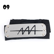Load image into Gallery viewer, Anime Naruto Cosplay Headband Uzumaki Naruto Kakash Forehead Fashionable Guard Head Band Cosplay Accessories Kids Toy Gifts
