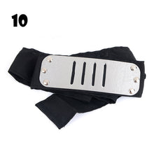 Load image into Gallery viewer, Anime Naruto Cosplay Headband Uzumaki Naruto Kakash Forehead Fashionable Guard Head Band Cosplay Accessories Kids Toy Gifts