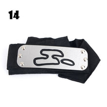 Load image into Gallery viewer, Anime Naruto Cosplay Headband Uzumaki Naruto Kakash Forehead Fashionable Guard Head Band Cosplay Accessories Kids Toy Gifts