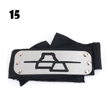 Load image into Gallery viewer, Anime Naruto Cosplay Headband Uzumaki Naruto Kakash Forehead Fashionable Guard Head Band Cosplay Accessories Kids Toy Gifts