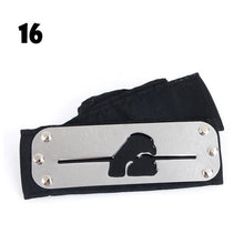 Load image into Gallery viewer, Anime Naruto Cosplay Headband Uzumaki Naruto Kakash Forehead Fashionable Guard Head Band Cosplay Accessories Kids Toy Gifts