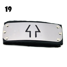 Load image into Gallery viewer, Anime Naruto Cosplay Headband Uzumaki Naruto Kakash Forehead Fashionable Guard Head Band Cosplay Accessories Kids Toy Gifts