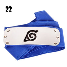 Load image into Gallery viewer, Anime Naruto Cosplay Headband Uzumaki Naruto Kakash Forehead Fashionable Guard Head Band Cosplay Accessories Kids Toy Gifts