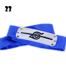 Load image into Gallery viewer, Anime Naruto Cosplay Headband Uzumaki Naruto Kakash Forehead Fashionable Guard Head Band Cosplay Accessories Kids Toy Gifts